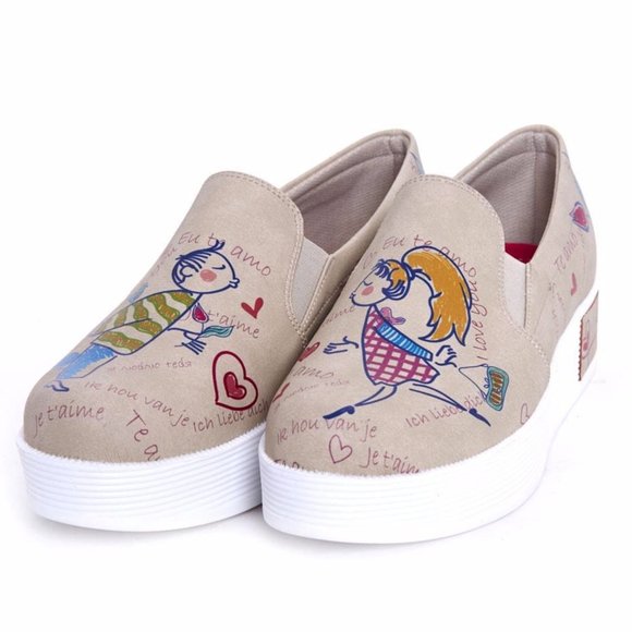 Goby Shoes - Goby Shoes - Je Taime - I Love You Sneakers